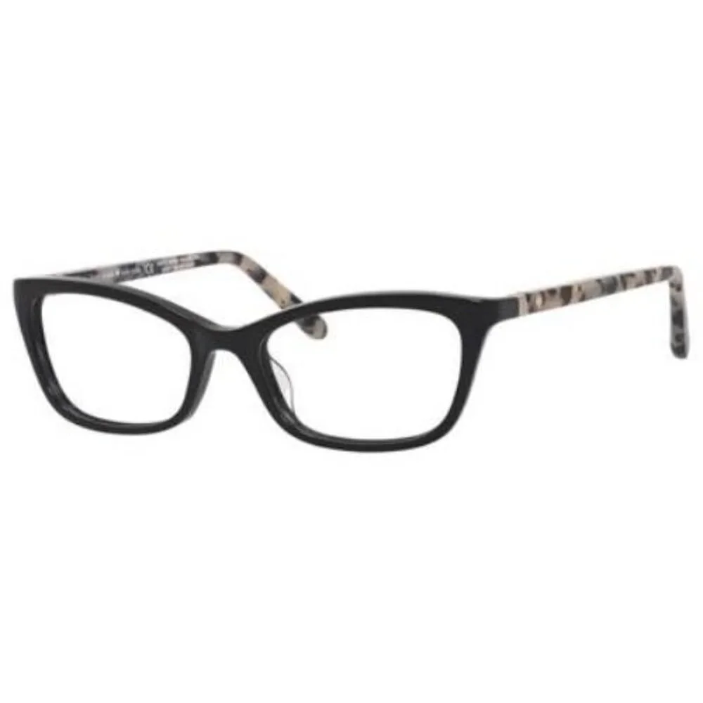 Kate Spade DELACY 07KI Eyeglasses 50-18 130 Black Havana New MSRP $188